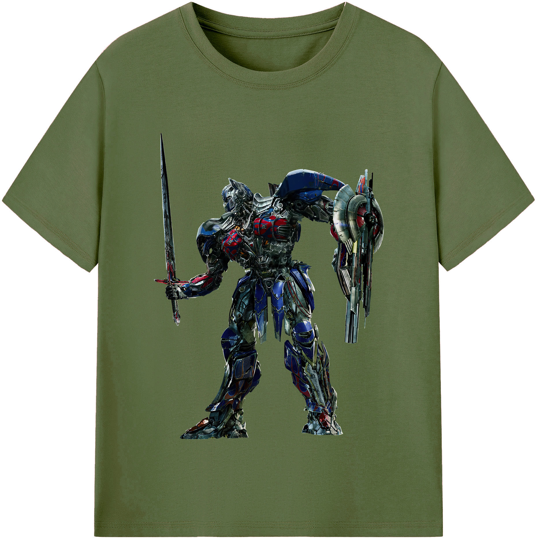 （画像用） Transformers トランスフォーマー 綿100％半袖Tシャツ（フロントプリント）